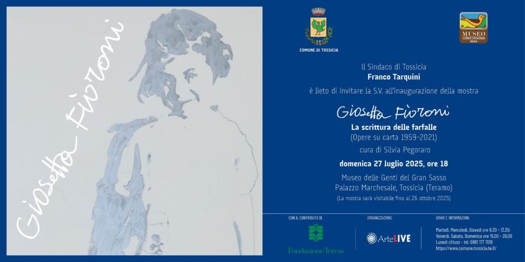 Giosetta Fioroni – La scrittura delle farfalle