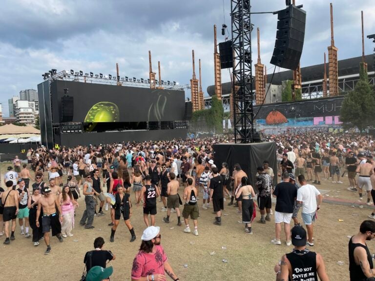 Kappa Futur Festival, Solar Stage. Photo Claudia Giraud
