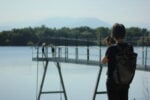 Le riprese sul Lago di Camazzole