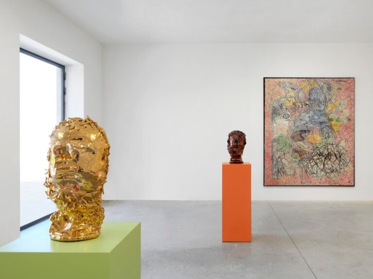 Luigi Carboni, Ridisegnare la vita scavalcando le parole, installation view at Scaramouche Gallery, Milano, 2025. Courtesy Scaramouche
