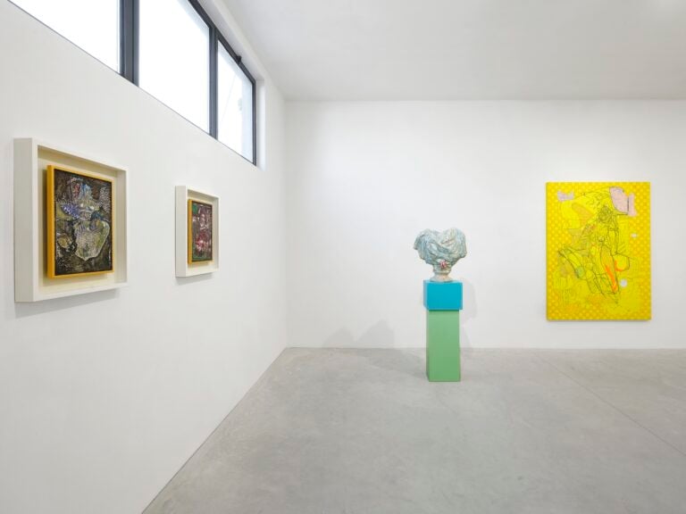 Luigi Carboni, Ridisegnare la vita scavalcando le parole, installation view at Scaramouche Gallery, Milano, 2025. Courtesy Scaramouche