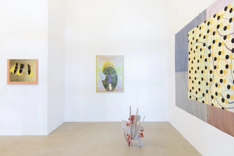 Mathieu Meijers, Andrea Sala, Above Touch, installation view at Federica Schiavo, Roma, 2025. Photo Giulia Pietroletti