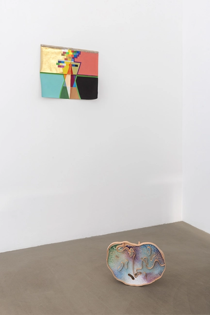 Mathieu Meijers, Andrea Sala, Above Touch, installation view at Federica Schiavo, Roma, 2025. Photo Giulia Pietroletti 1
