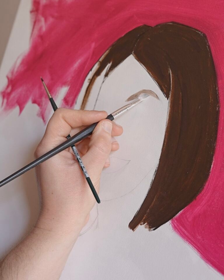 Uno dei dipinti realizzati nell'ambito del progetto Personale