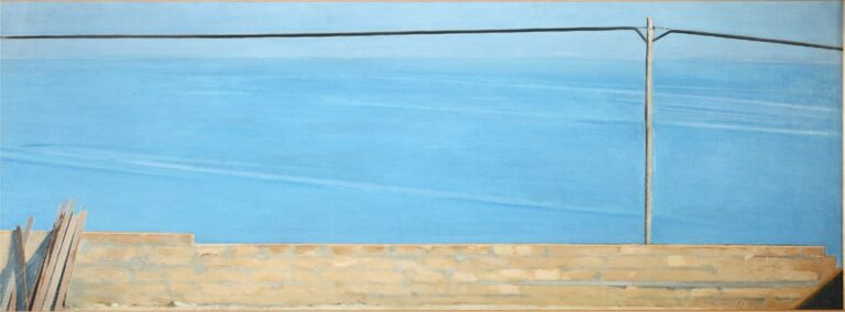 Piero Guccione, Prima del tramonto, 1973