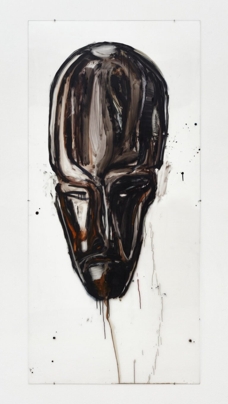 Piero Manai, Senza titolo-Untitled, sd, tecnica mista su plexiglass-mixed media on plexiglass, cm.211x100. Courtesy Piero Manai Estate, Bologna & P420, Bologna. Photo Carlo Favero