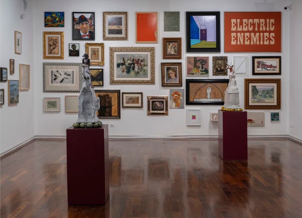 pinacotheka palazzo santelia palermo veduta dellallestimento Intervista al collezionista e imprenditore Francesco Galvagno. Le sue opere in mostra a Palermo