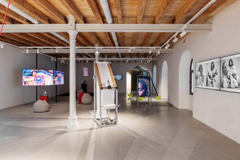 Re:humanism 4, installation view at Fondazione Pastificio Cerere, Roma, 2025. Photo Carlo Romano. Courtesy Re:humanism