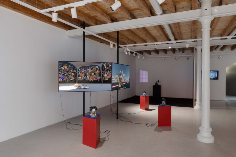 Re:humanism 4, installation view at Fondazione Pastificio Cerere, Roma, 2025. Photo Carlo Romano. Courtesy Re:humanism
