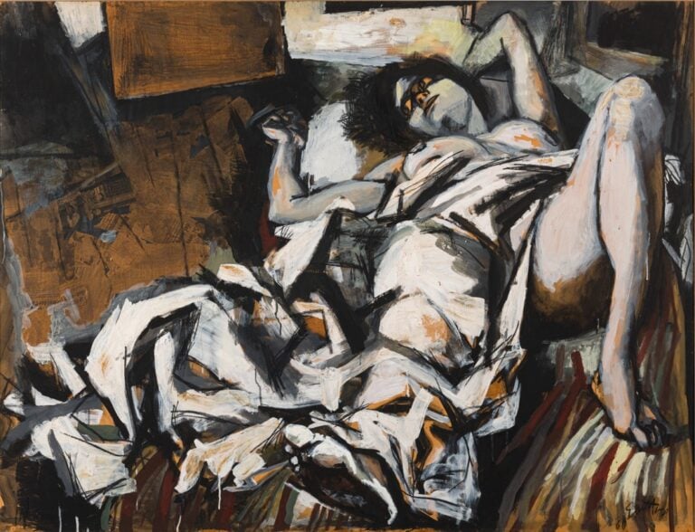 Renato Guttuso, Nudo sdraiato, 1960