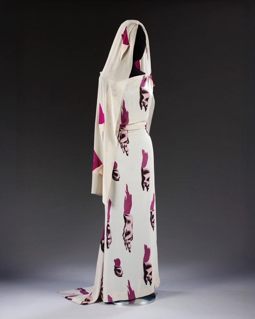 The Tears Dress, designed by Elsa Schiaparelli e Salvador Dalì, 1938, Paris