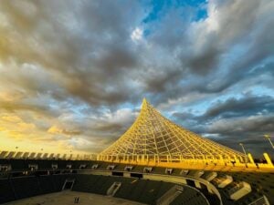 Grazie al Giubileo 2025 riqualificata dopo anni di abbandono l’area della Vela di Santiago Calatrava a Tor Vergata