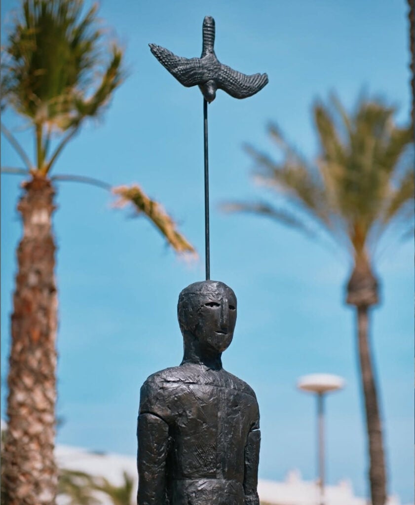 Le sculture di Mimmo Paladino da Cardi Gallery a Ibiza