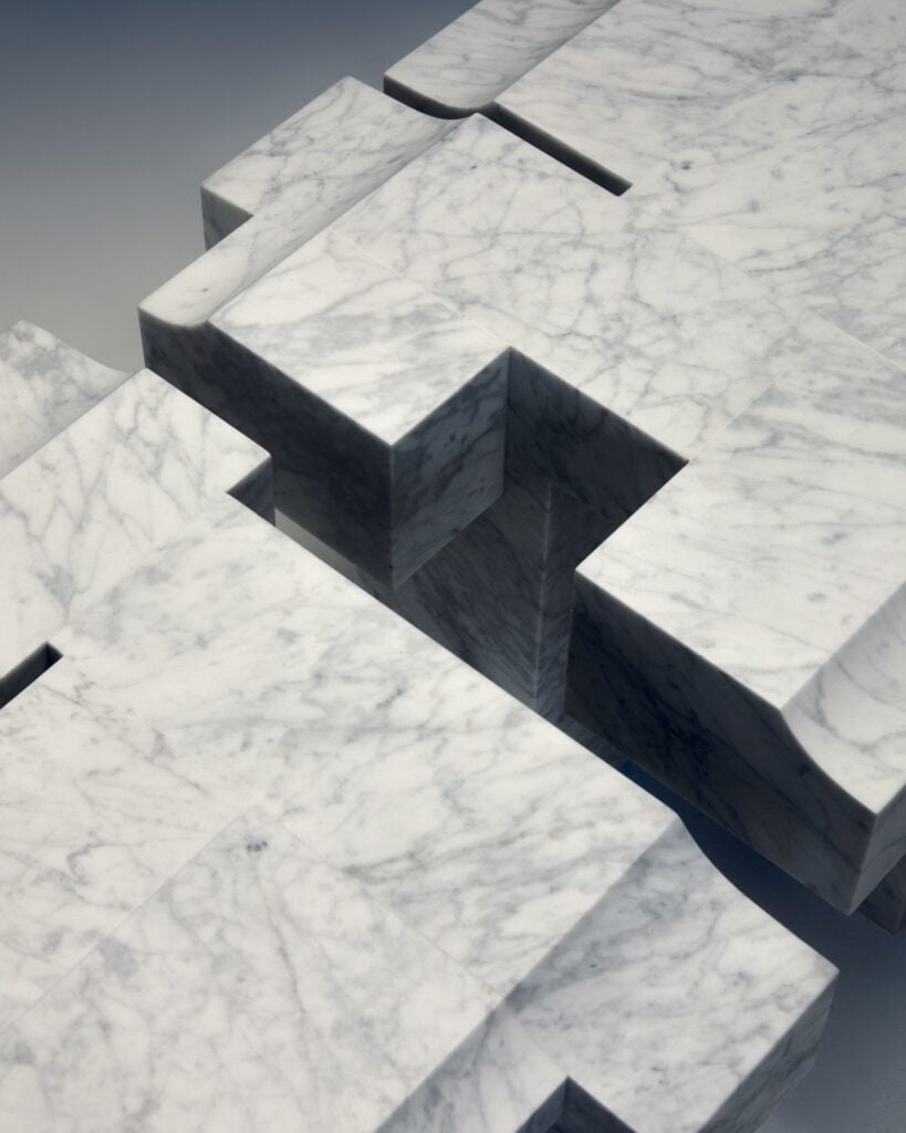Agglomerati, Sho Ota Surfaced Bench, Photo Credit Mattia Parodi