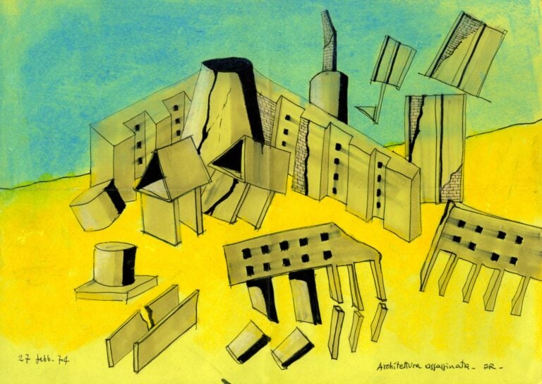 Aldo Rossi, Architettura assassinata, 1974 © Estate of Aldo Rossi. All rights reserved 2025-Bridgeman images