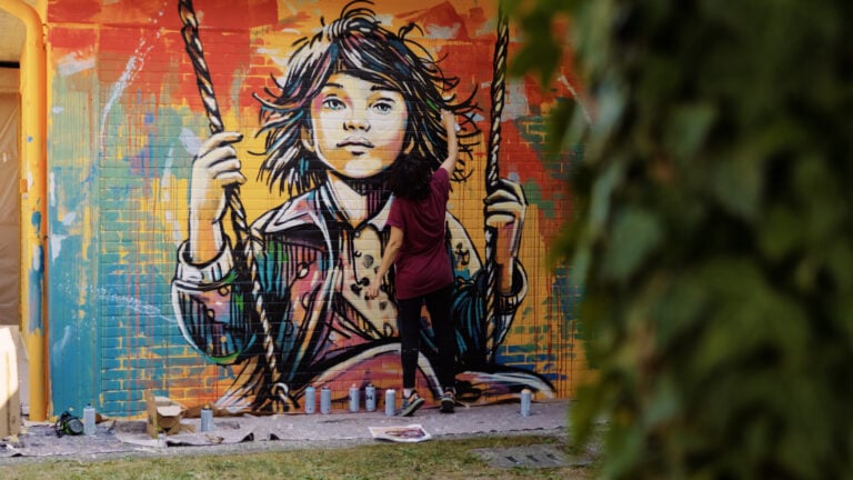 Alice Pasquini. Photo Giacomo Tonetto