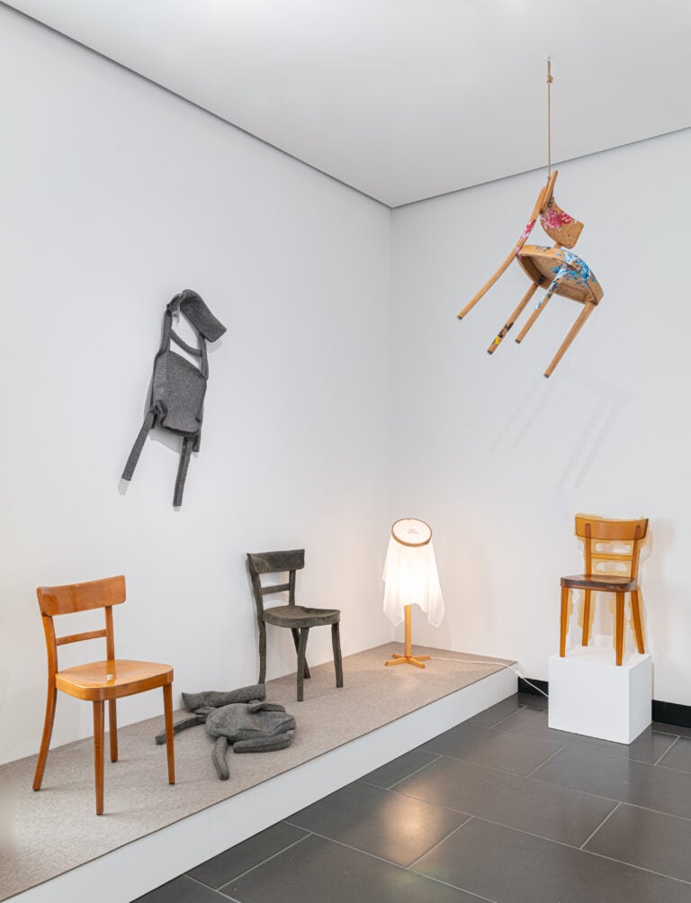 Images of Rolf Sachs Be-rühren at Kunsthalle Schweinfurt. Room 2 - HorgenGlarus. Photography by Luisa Porta