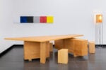 Installation Images of Rolf Sachs Be-rühren, at Kunsthalle Schweinfurt. Room 4 - Modular Furniture. Photography by Luisa Porta