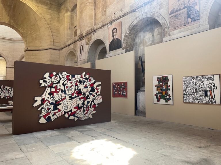 Jean Dubuffet al centro-sulla parete destra Jacques Soisson