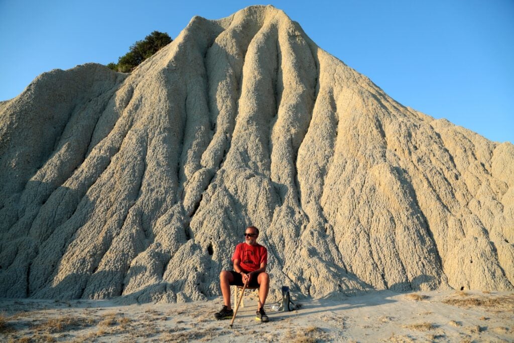 La luna e i calanchi, Aliano, 2018 &copy; Photo Giuseppe Formiglio