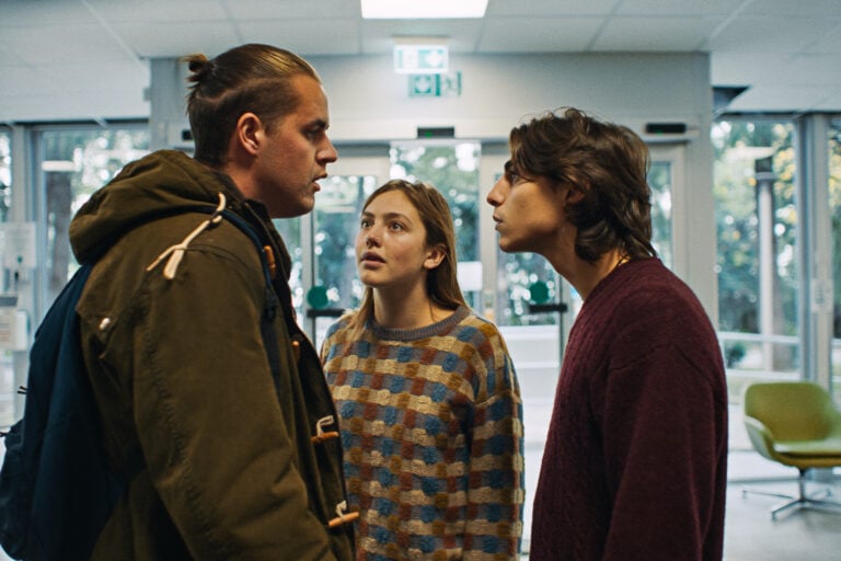 Giacomo Covi, Stella Wendick, Samuel Volturno in Un anno di scuola