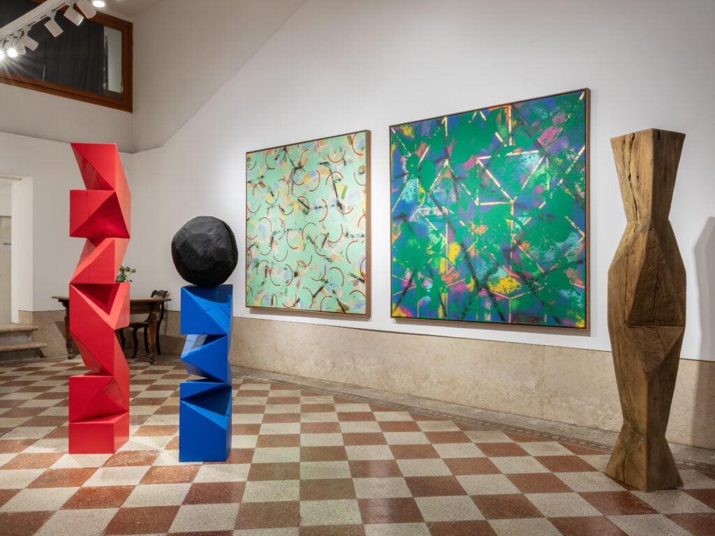 Aldo Chaparro, Are we still pretending this is not about us?, installation view at 193 Gallery, Venezia, 2025