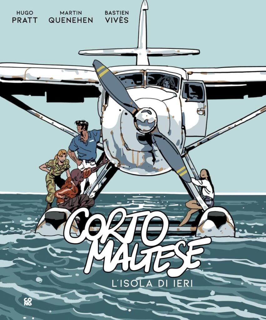 Bastien Vivès, Martin Quenehen – Corto Maltese. L'isola di ieri (CONG, 2025). Copertina