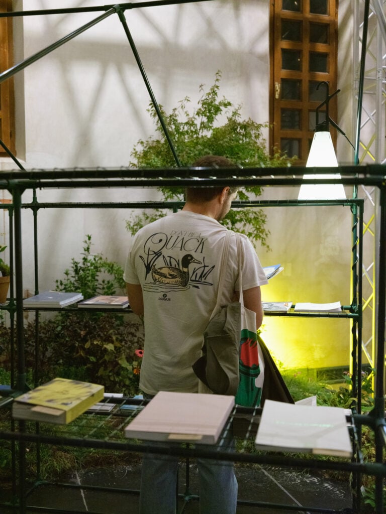 Book Look 2025, Associazione Obliquo, installation veiw at Ex Convento di San Francesco, Pordenone. Photo Luigi Chiapolino