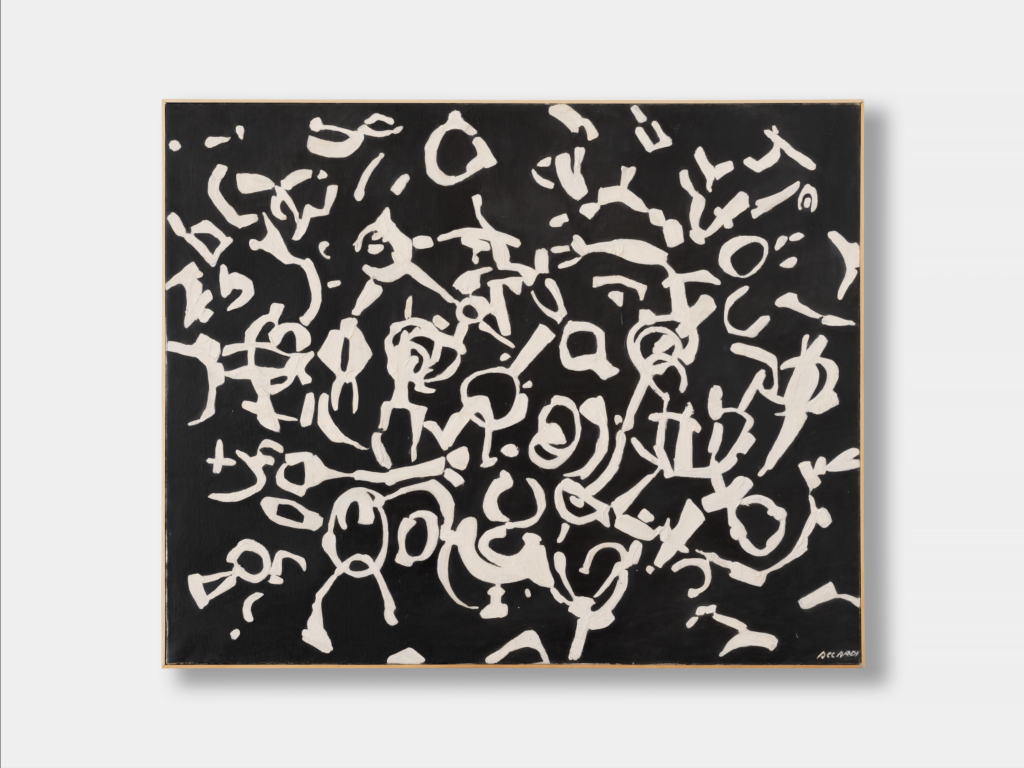 Carla Accardi, Grigio (Ideogramma), 1954. Courtesy Phillips