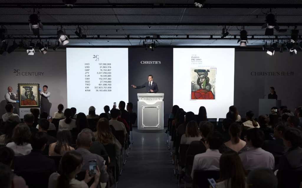 Pablo Picasso e Yoshitomo Nara hanno guidato le aste di Hong Kong: caute e stabili