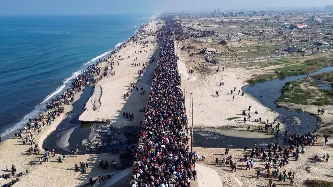 esodo da gaza city