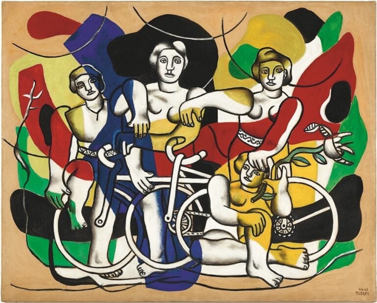 Fernand Léger, les quatre cyclistes biot, Musee National Fernand Léger © Grand Palais - Férnand Léger 2025