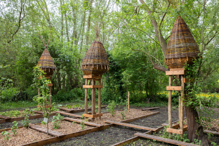 Francia. Amiens Festival international de jardins. 3 km à la rondes, Eoche-Duval - Servettaz ©Yann Monel