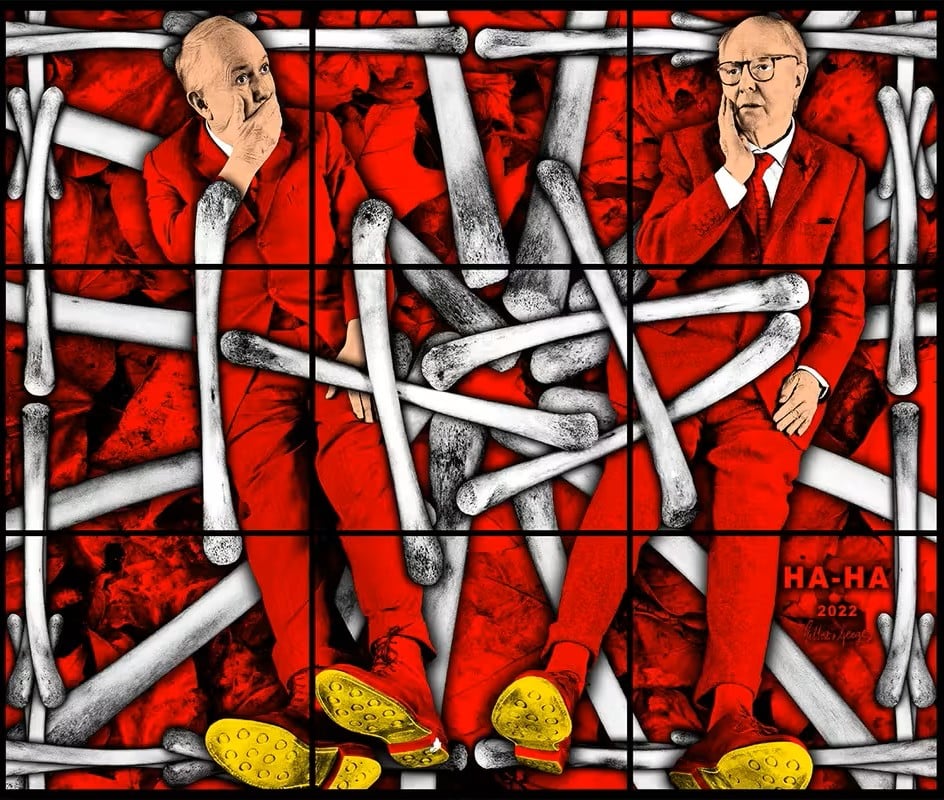 Gilbert & George, Ha ha, Hayward Gallery