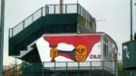I murales della Brigata Pablo Neruda allo stadio Liberati di Terni