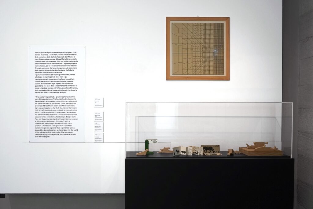 Arte e design. Design è arte, 2025, Palazzo SUMS - Galleria Nazionale, Istituti Culturali San Marino. Photo Alessio Pasqualini, courtesy gli autori e Museo MA*GA