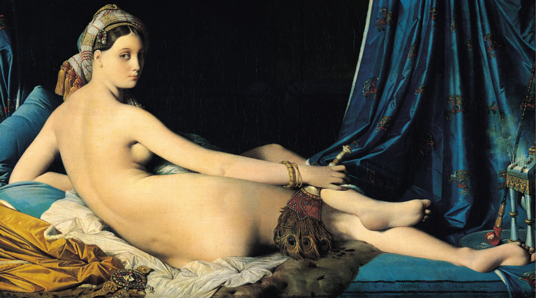 Jean Auguste Dominique Ingres, La grande odalisca, 1814 Neoclassicismo