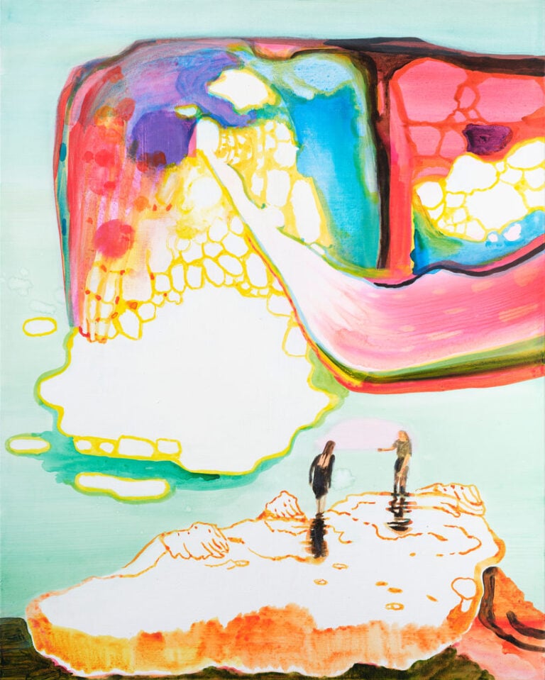 John Kørner, Lido, 2024-2025, Acrylic on canvas, 150 x 120 cm, © John Kørner, Courtesy the artist and Victoria Miro
