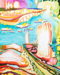 John Kørner, Sky Opens, 2025, Acrylic on canvas 150 x 120 cm, © John Kørner, Courtesy the artist and Victoria Miro