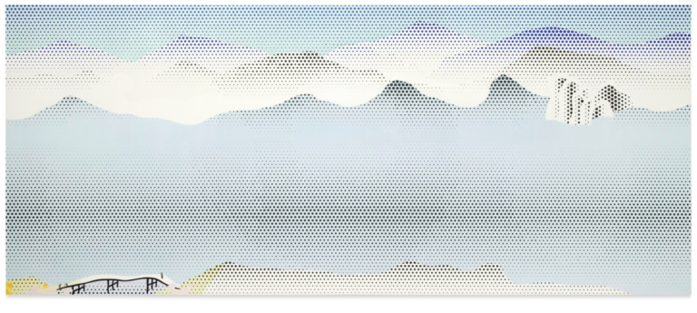 Roy Lichtenstein, Vista with Bridge. Courtesy Sotheby's