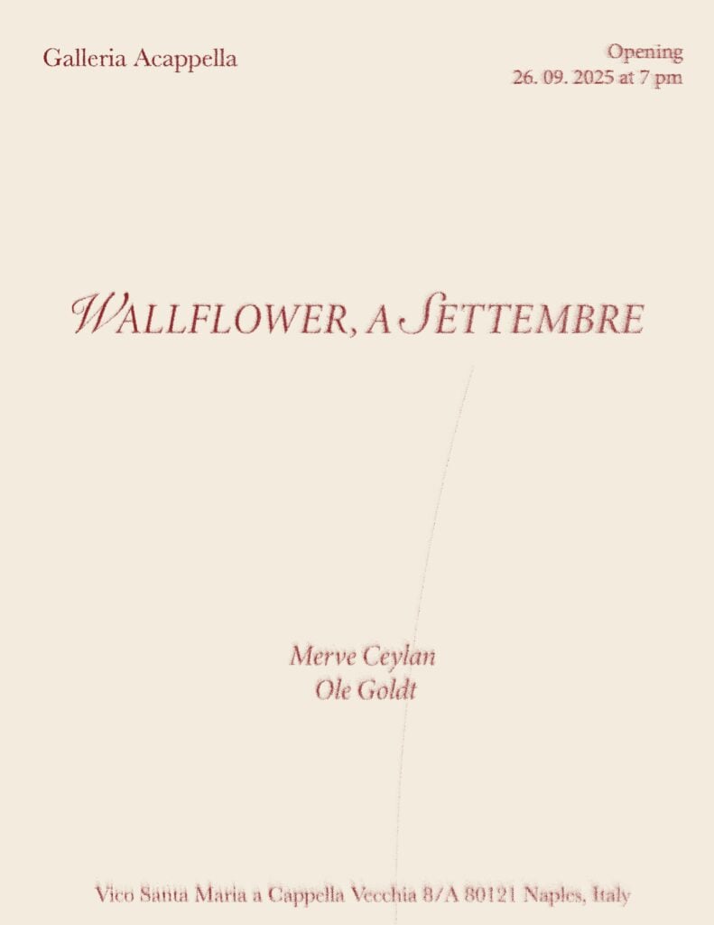 Merve Ceylan / Ole Goldt – Wallflower. A settembre