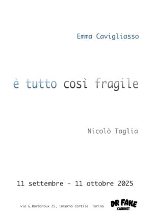 Emma Cavigliasso / Nicolò Taglia - è tutto così fragile