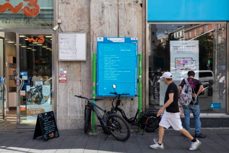 Sislej Xhafa, Blue with No Sky, 2025. Foto Amedeo Benestante. Courtesy l’artista e Galleria CONTINUA