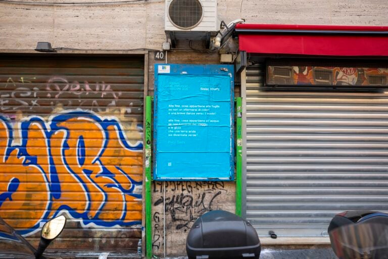 Sislej Xhafa, Blue with No Sky, 2025. Foto Amedeo Benestante. Courtesy l’artista e Galleria CONTINUA