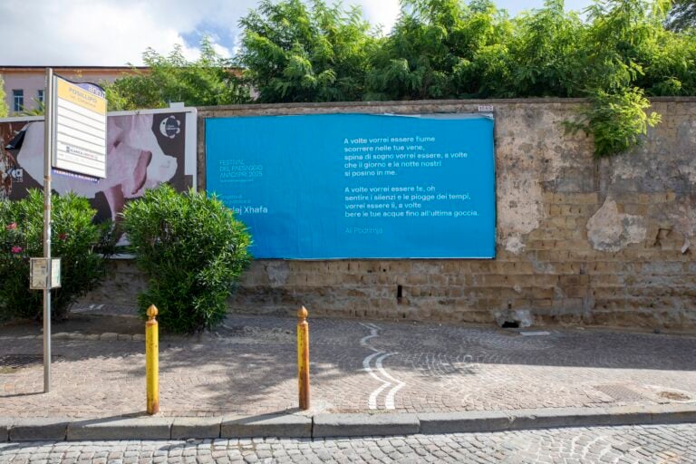Sislej Xhafa, Blue with No Sky, 2025. Foto Amedeo Benestante. Courtesy l’artista e Galleria CONTINUA