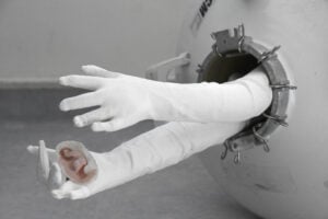 Esperimenti d’artista a Parigi: la mostra di Arianna Carossa in un laboratorio scientifico 