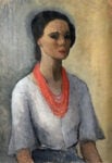 Bice Lazzari, Autoritratto, 1929, olio su cartone preparato, 72x50 cm