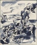 Emilio Vedova, (studio da San Marco salva un saraceno dal naufragio di Tintoretto), 1940, Fondazione Emilio e Annabianca Vedova, Venezia, ph. Vittorio Pavan, Venezia