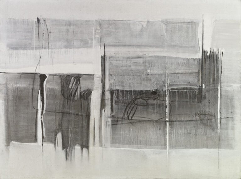 Bice Lazzari, Sequenze, 1963, tempera, colla e sabbia su tela, 156x195 cm