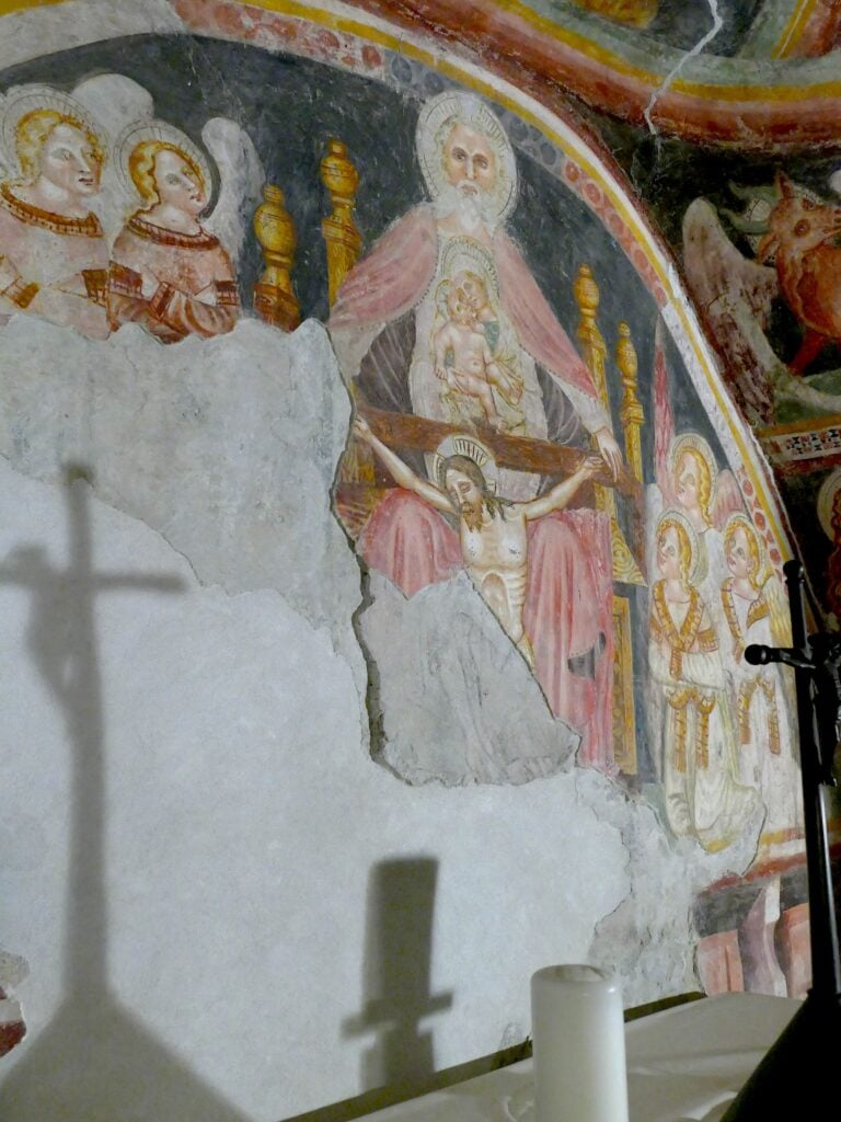 Cappellina di Castelbello, dettaglio dell’abside